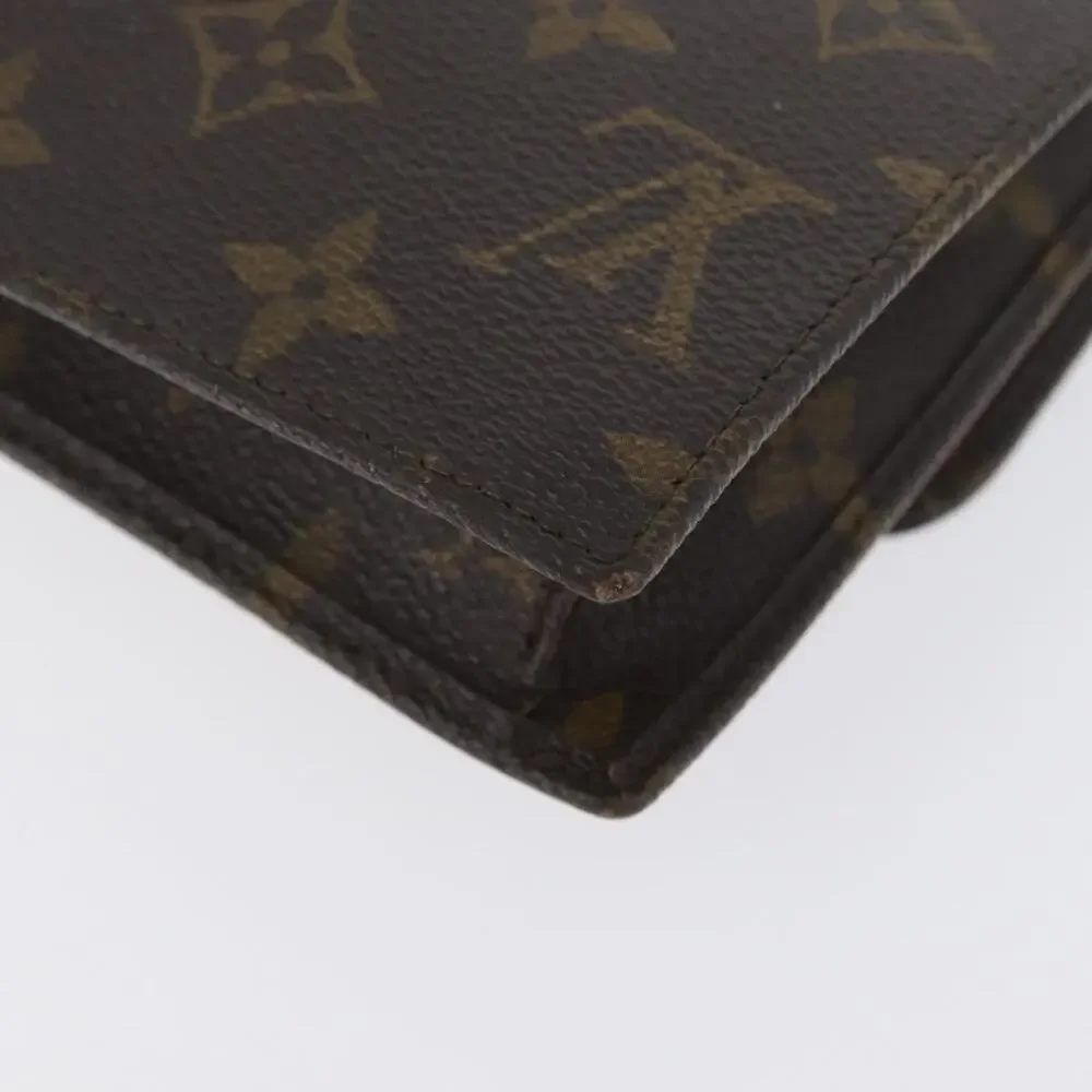 Louis Vuitton Monogram Pochette Rabat 20 Clutch Bag Brown